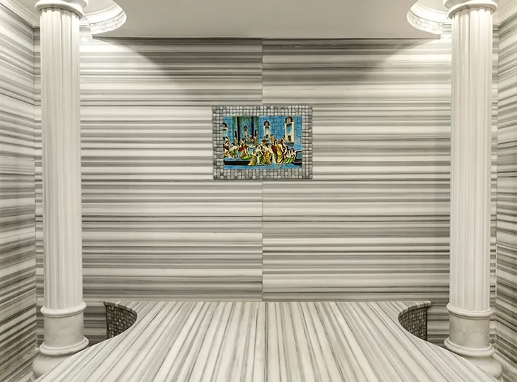 Traditional Turkish Bath experience at Ametyhst Turkish Bath Spa featuring marble steam rooms and aromatic treatments